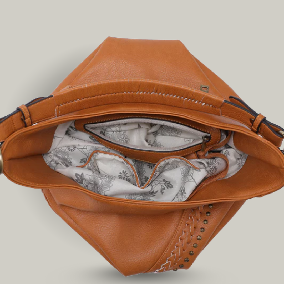 Current - Braided Vegan Leather Handbag