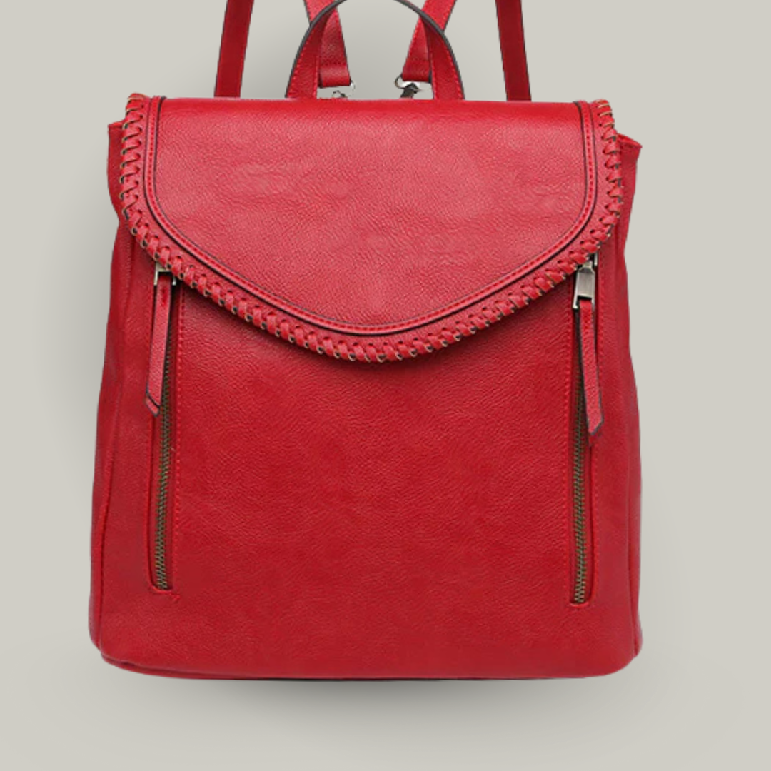 Current - Braided Vegan Leather Backpack
