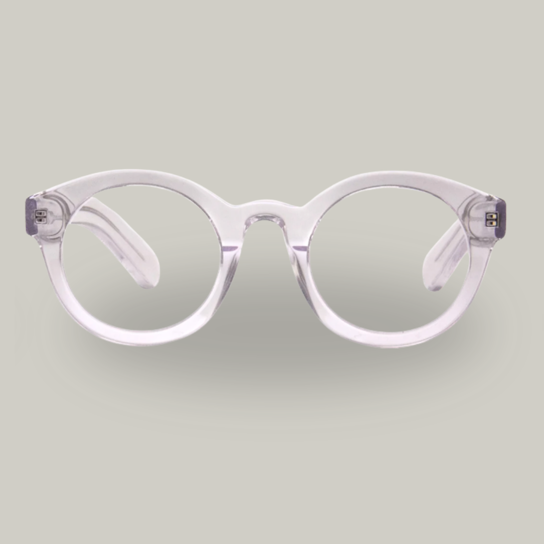 A.J Morgan - Clear Rounded Reading Glasses