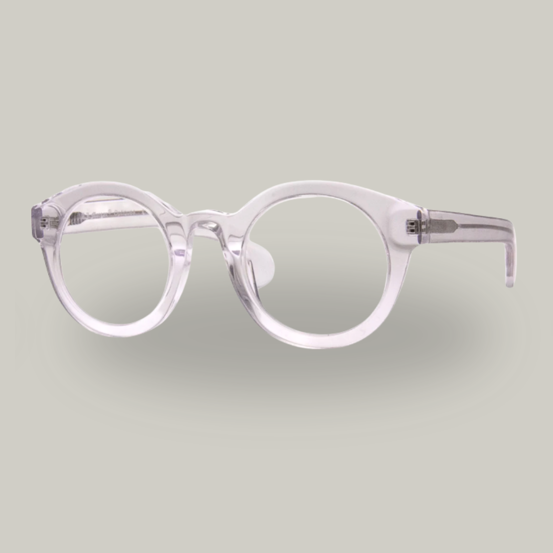 A.J Morgan - Clear Rounded Reading Glasses