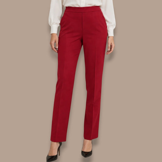 Lisette L - Straight-Leg Dress Pants