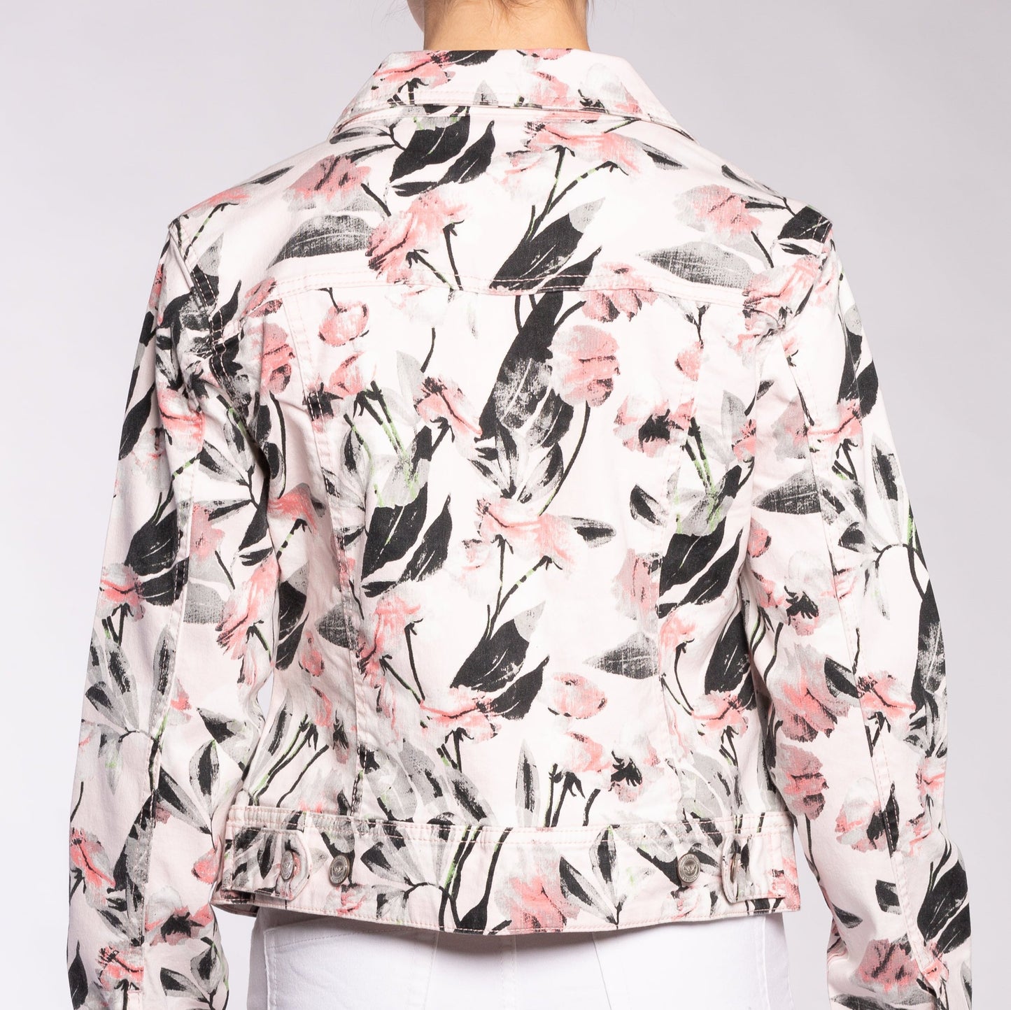 Carreli - Patterned Jean Jacket