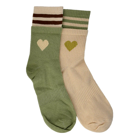 Limlim - Double Trim Heart Socks