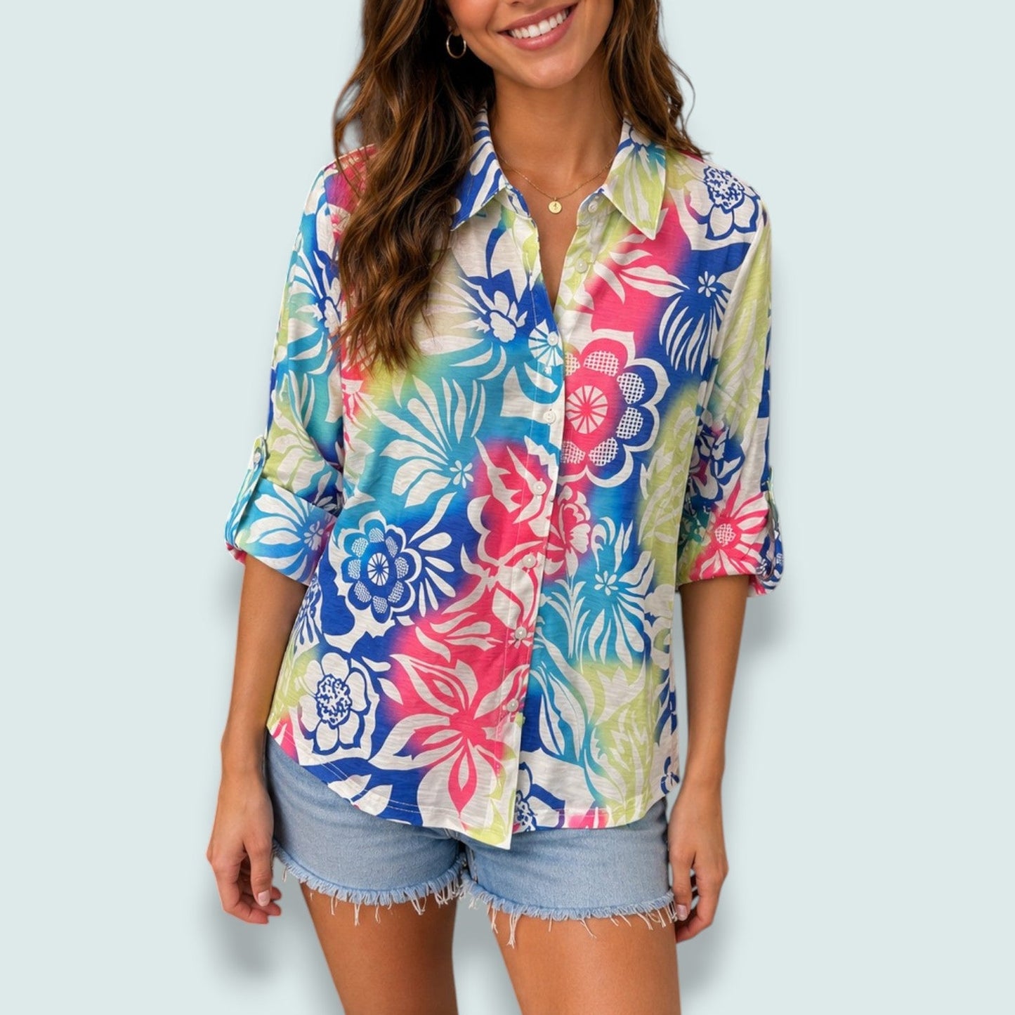 New Label - Tropical Bloom Blouse
