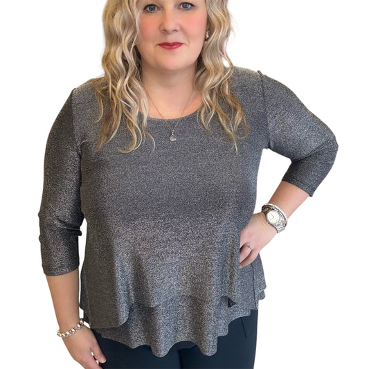 Soft Works - Sparkle Overlay Top