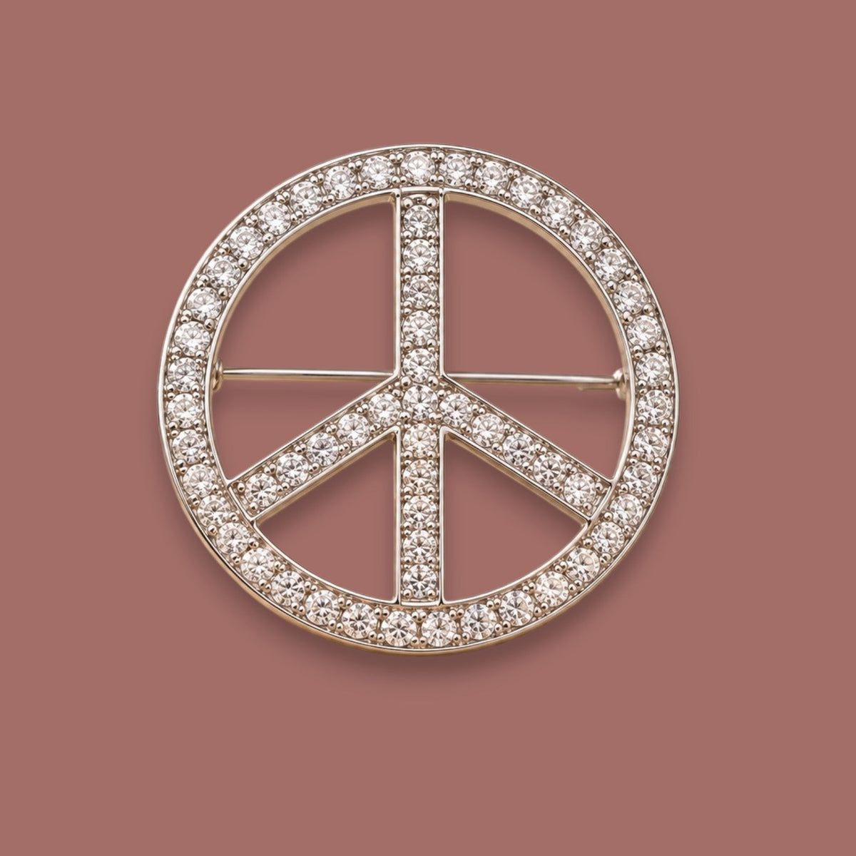Audrey's - Peace & Sparkle Brooch