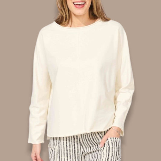 Escape - Relaxed Roll Neck Top