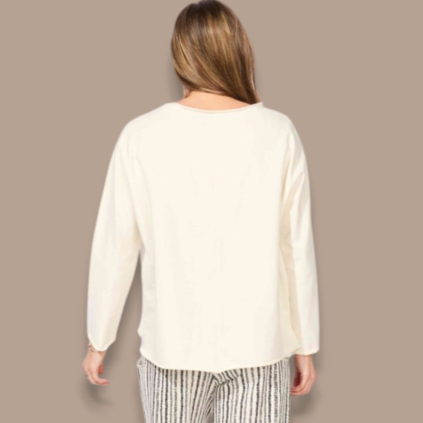 Escape - Relaxed Roll Neck Top
