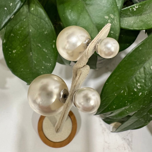 Jacqueline Kent - Double Bubble Pearl Earrings