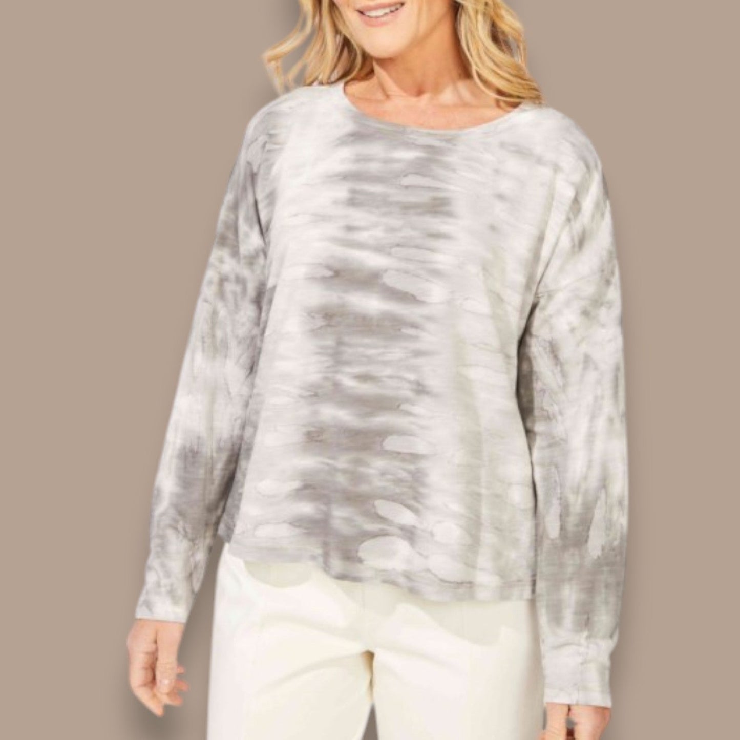 Escape - Printed Long Sleeve Top