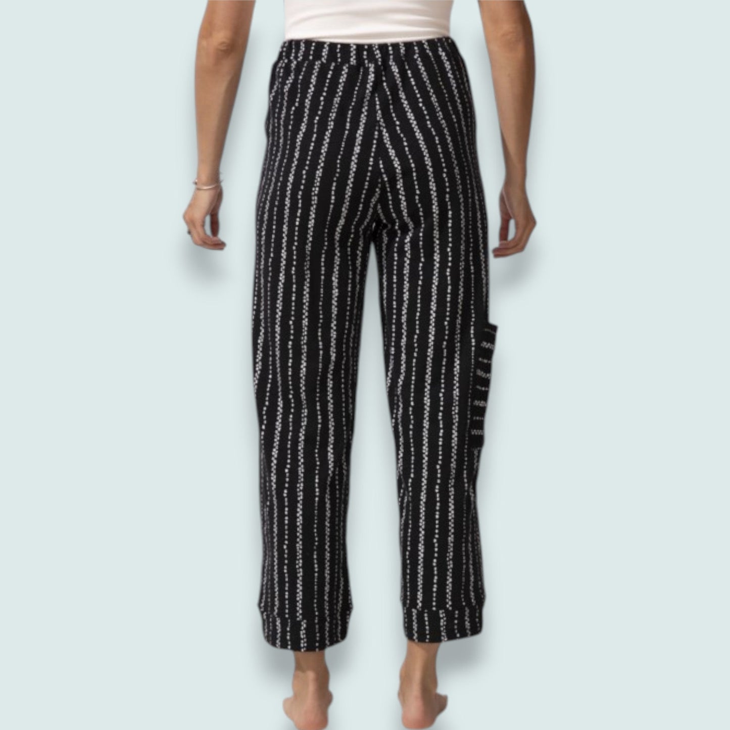 Escape - Coastal Stripe Wide-Leg Pant
