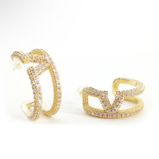 Jacqueline Kent - Designer Style Hoop Earrings