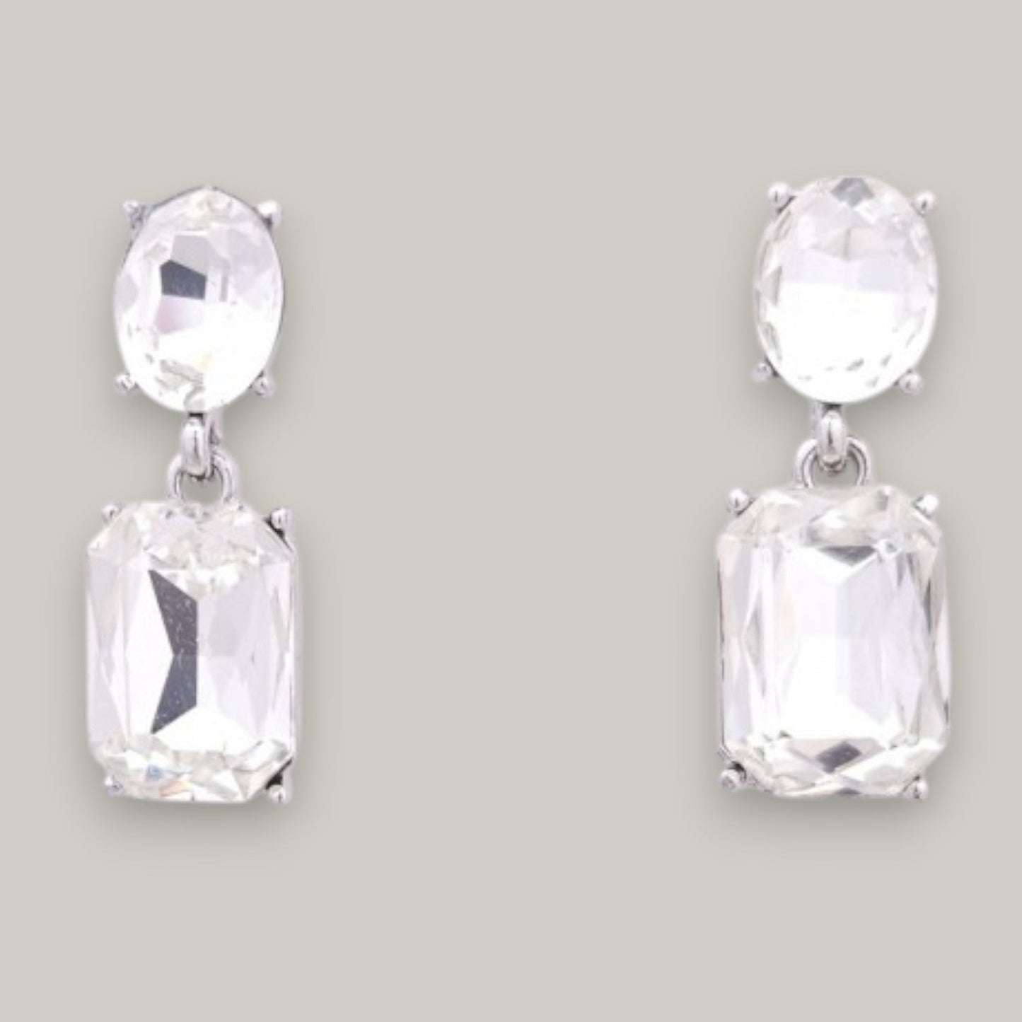 Evershine - Grace Crystal Drop Earrings