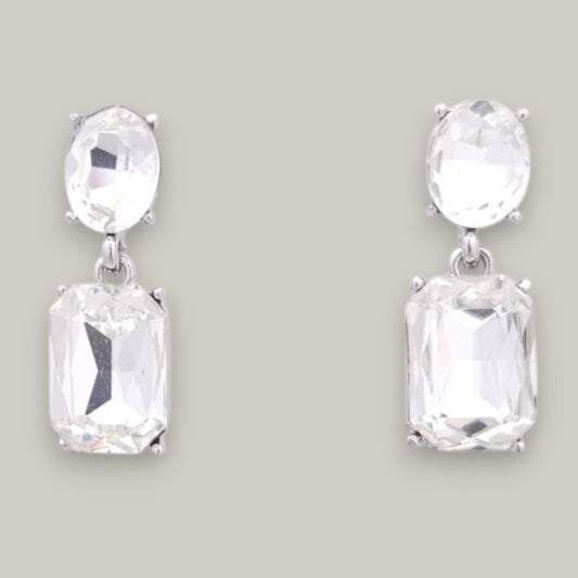 Evershine - Grace Crystal Drop Earrings
