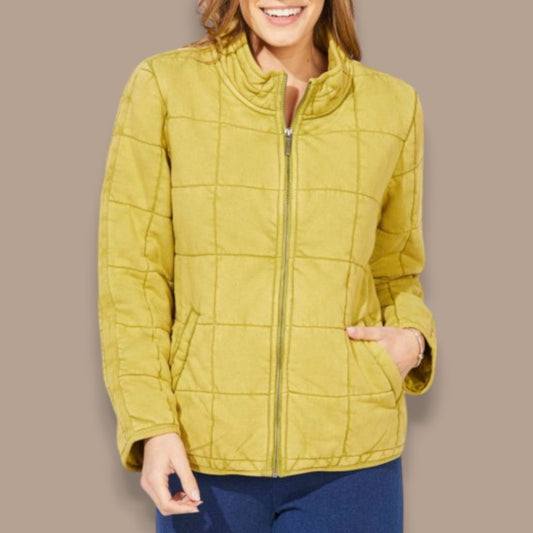 Escape - Quilted Zip Front Jacket