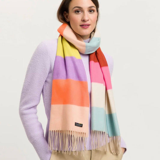 Fraas - Striped Cashmink Scarf