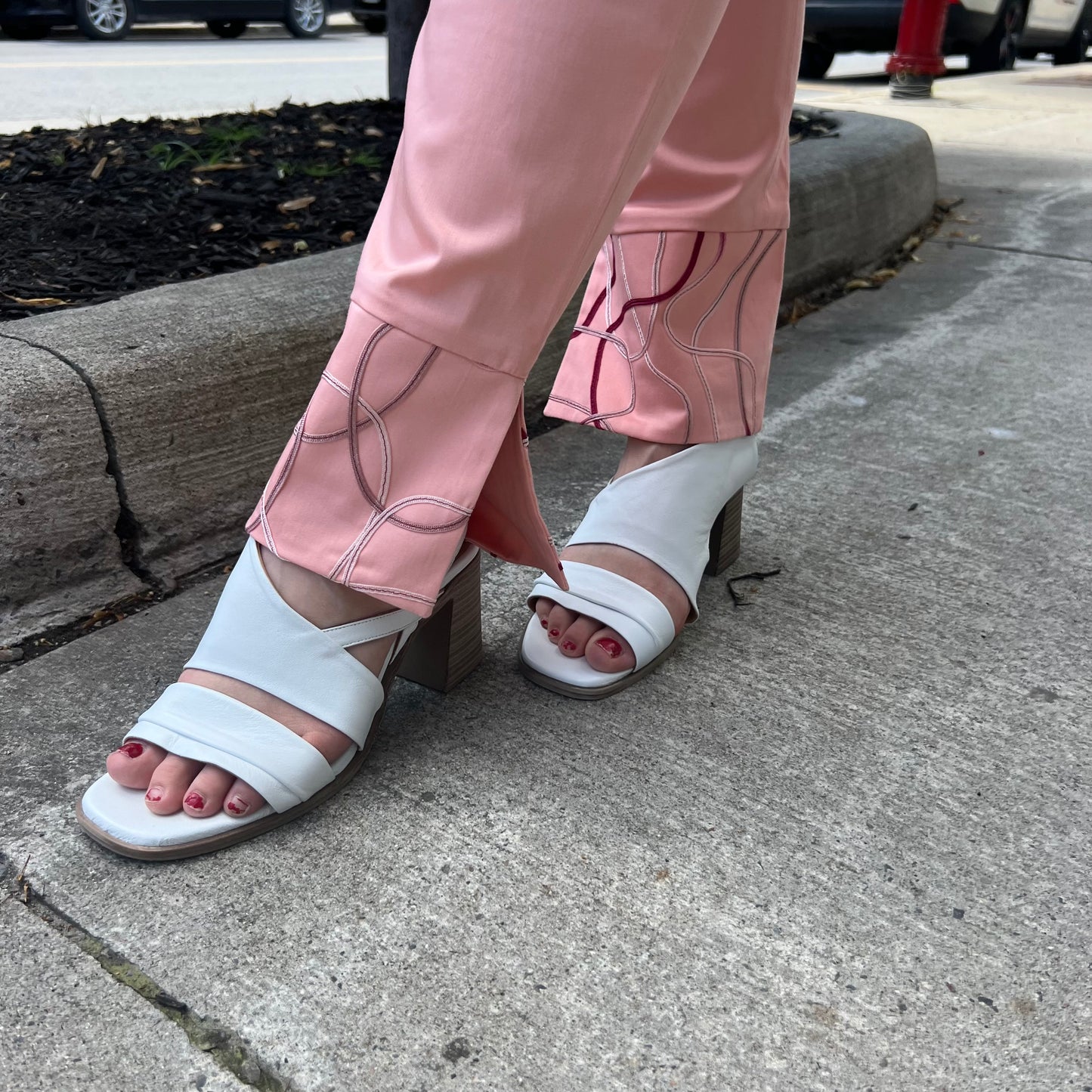 Deannafokes - Pink Ribbon Spiral Pants