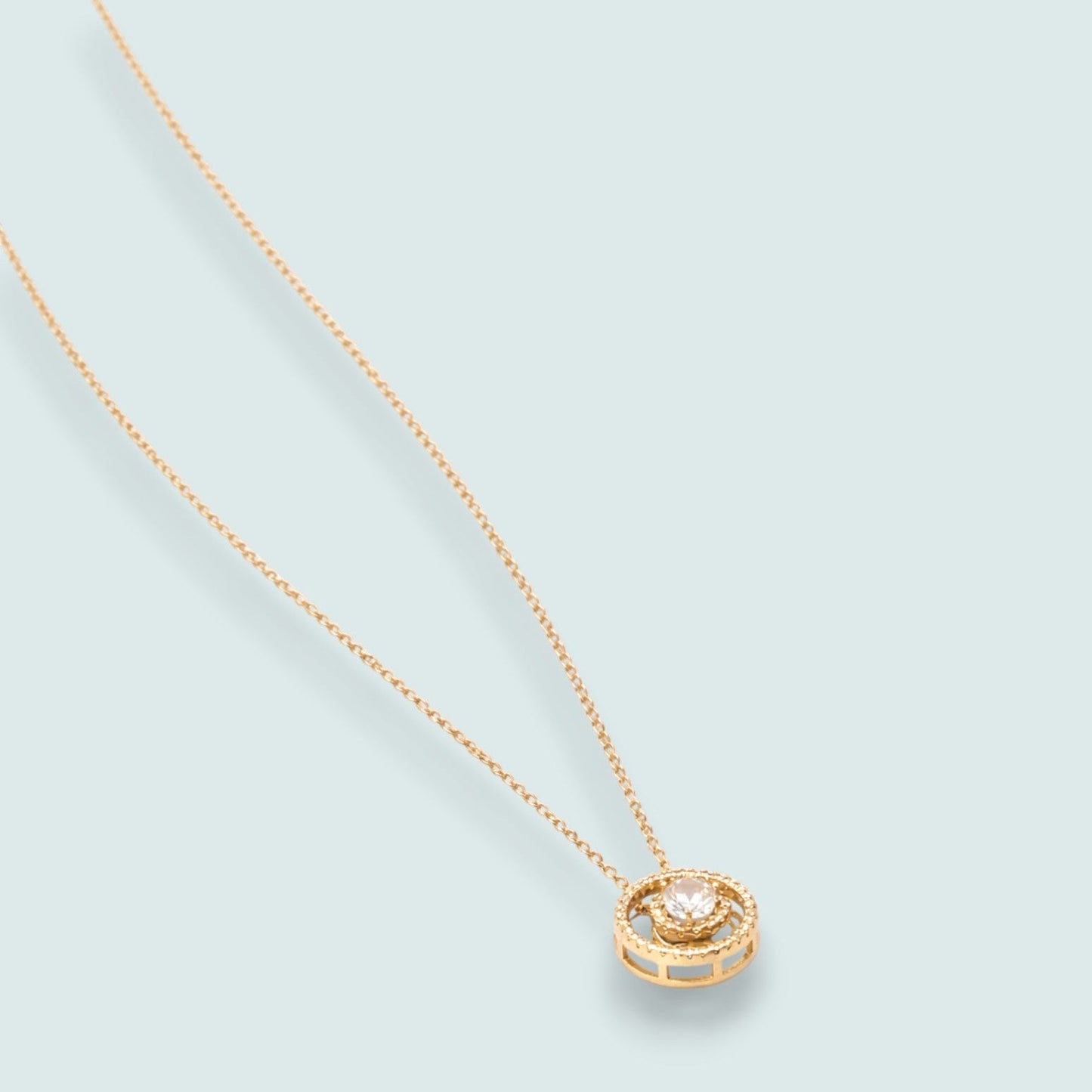 Audrey's - Halo Pendant Necklace