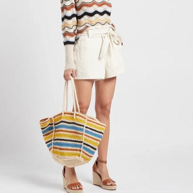 Suncoo - Multicoloured Striped Bag