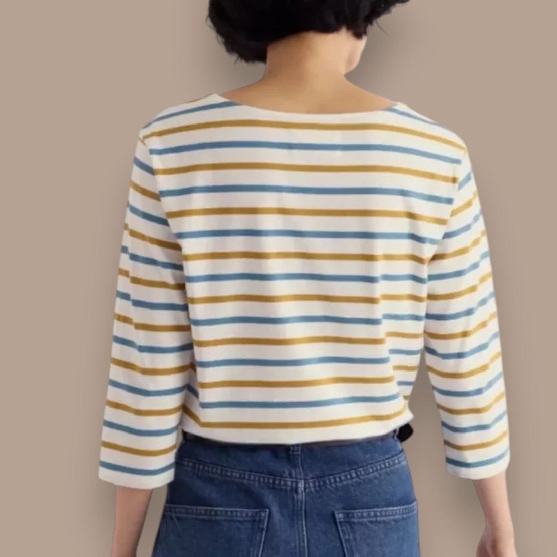 Seasalt Cornwall - Striped Boatneck Top