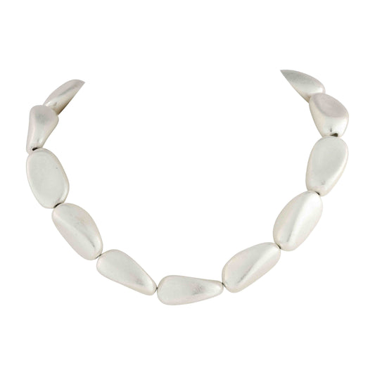 Merx - Linked Stone Shapes Necklace