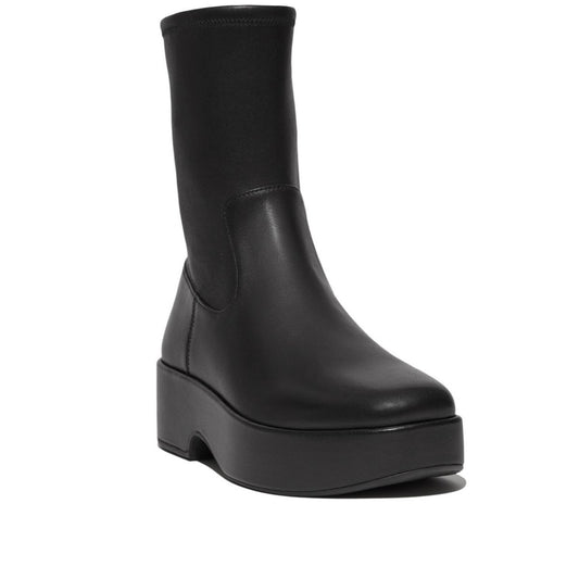 Fitflop - Calf High Boot With Thick Sole