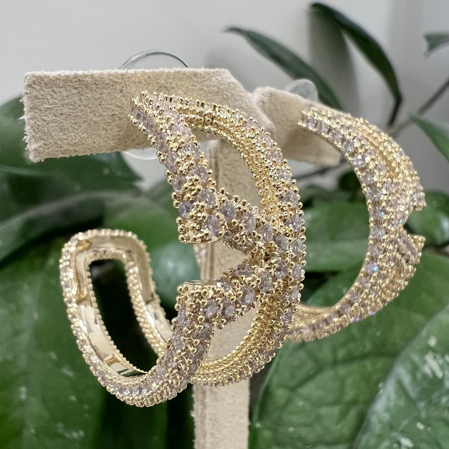 Jacqueline Kent - Designer Style Hoop Earrings