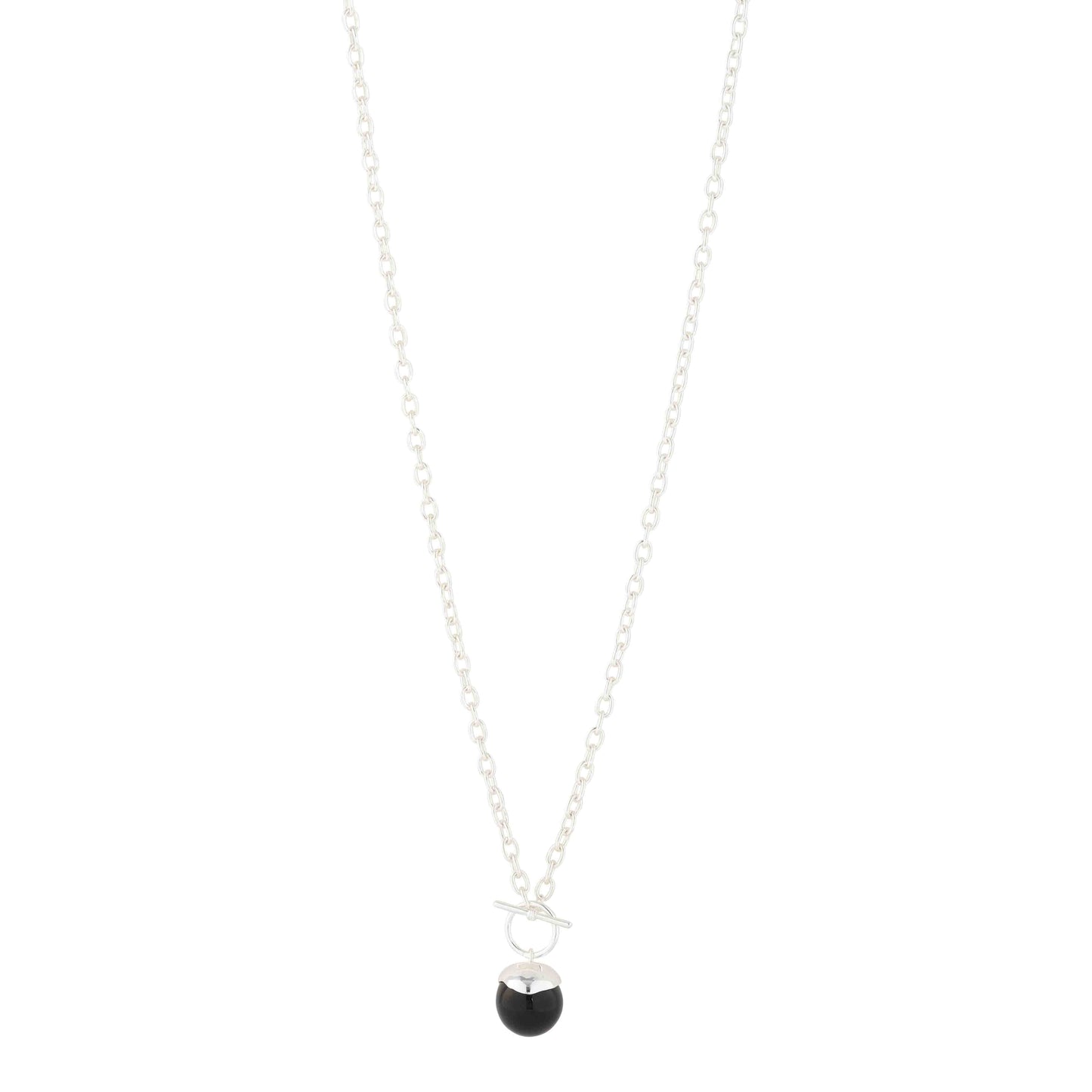 Merx - Black Sphere Necklace