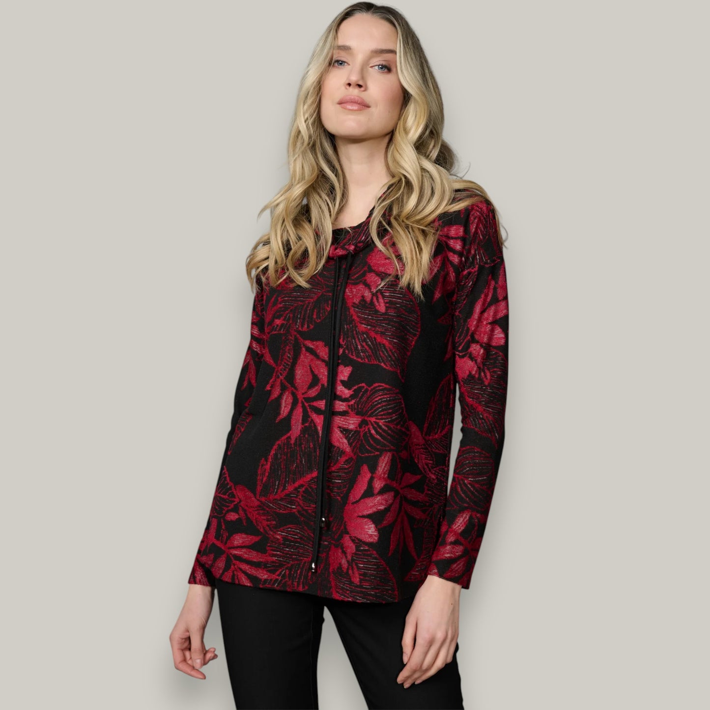 Picadilly - Drawstring Neck Top