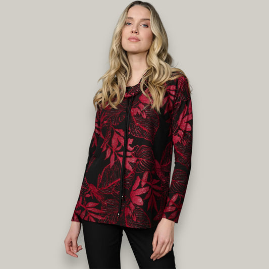 Picadilly - Drawstring Neck Top