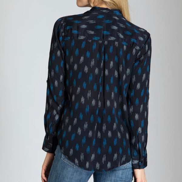 APNY - Circle Line Pattern Blouse