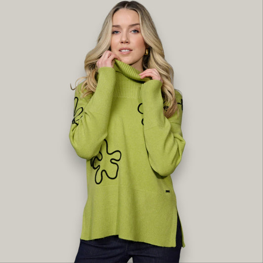 Picadilly - Floral Embroidered Sweater