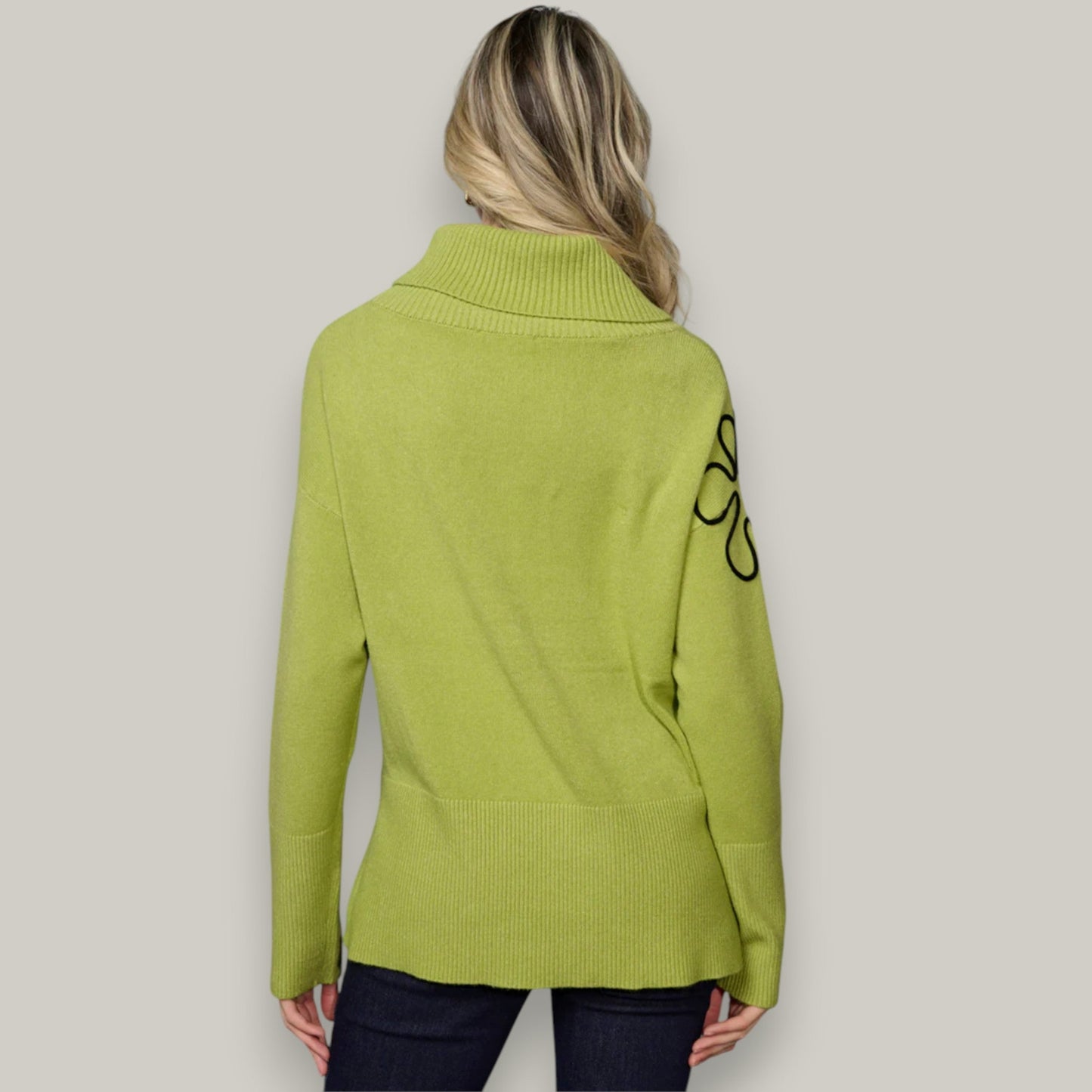 Picadilly - Floral Embroidered Sweater