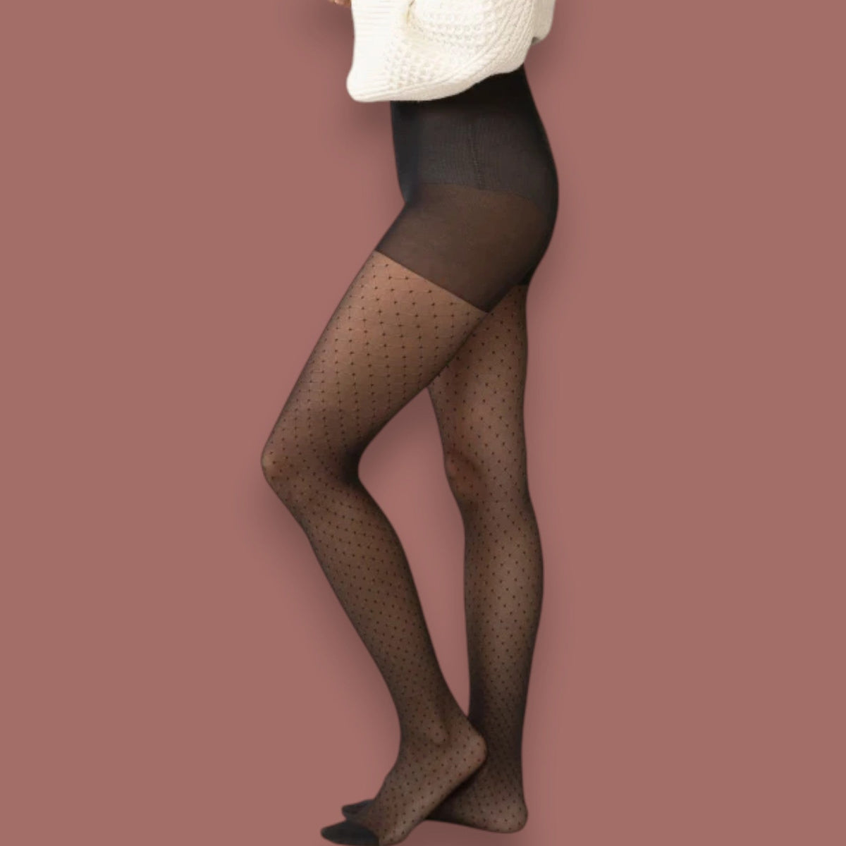 Rachel - Fishnet Style Tights