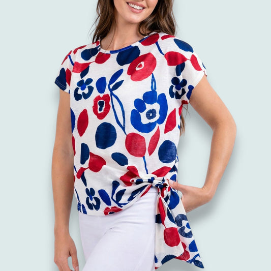 Trisha Tyler - Bloom Side-Tie Top