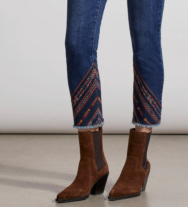 Tribal - Jeans With Embroidery