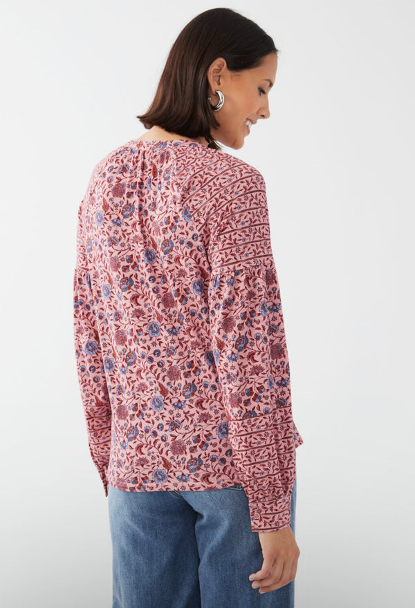 FDJ - Long Sleeve Floral Print Shirt