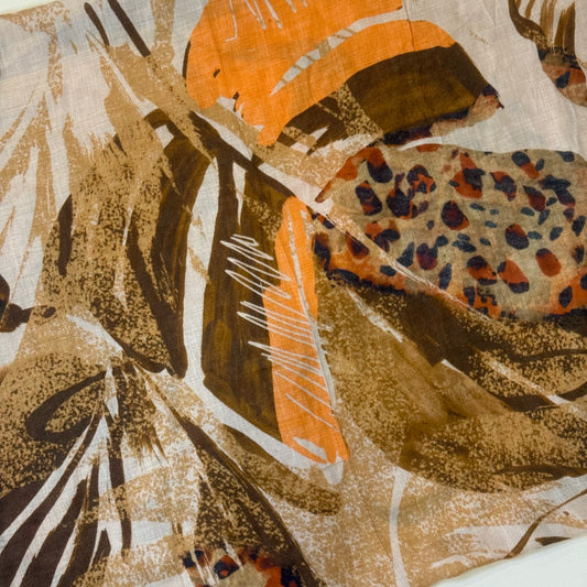 Fraas - Fringed Earthy Tone Scarf