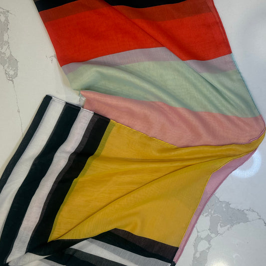 Fraas - Stripe Pattern Scarf