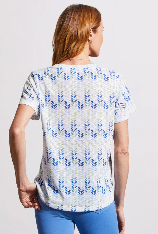 Tribal - Printed Flutter Sleeve Shirt