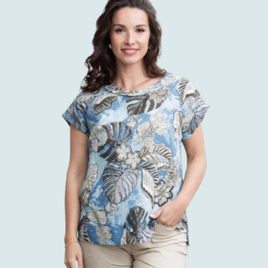 Orientique - Ocean Garden Top