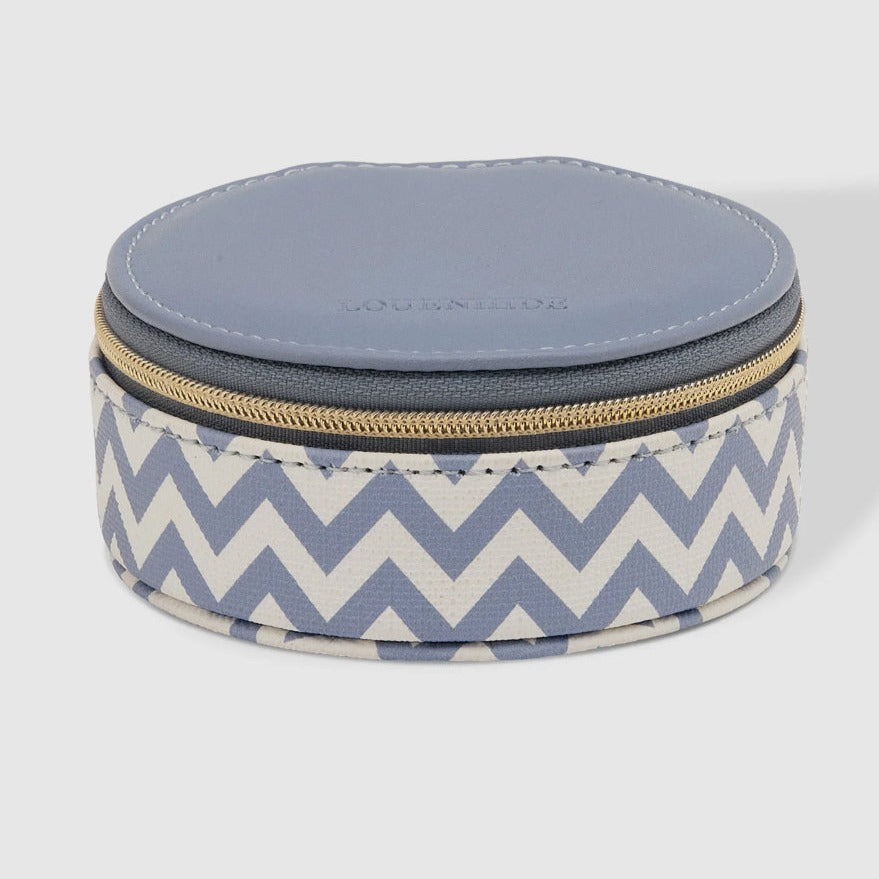 Louenhide - Patterned Round Jewelry Case