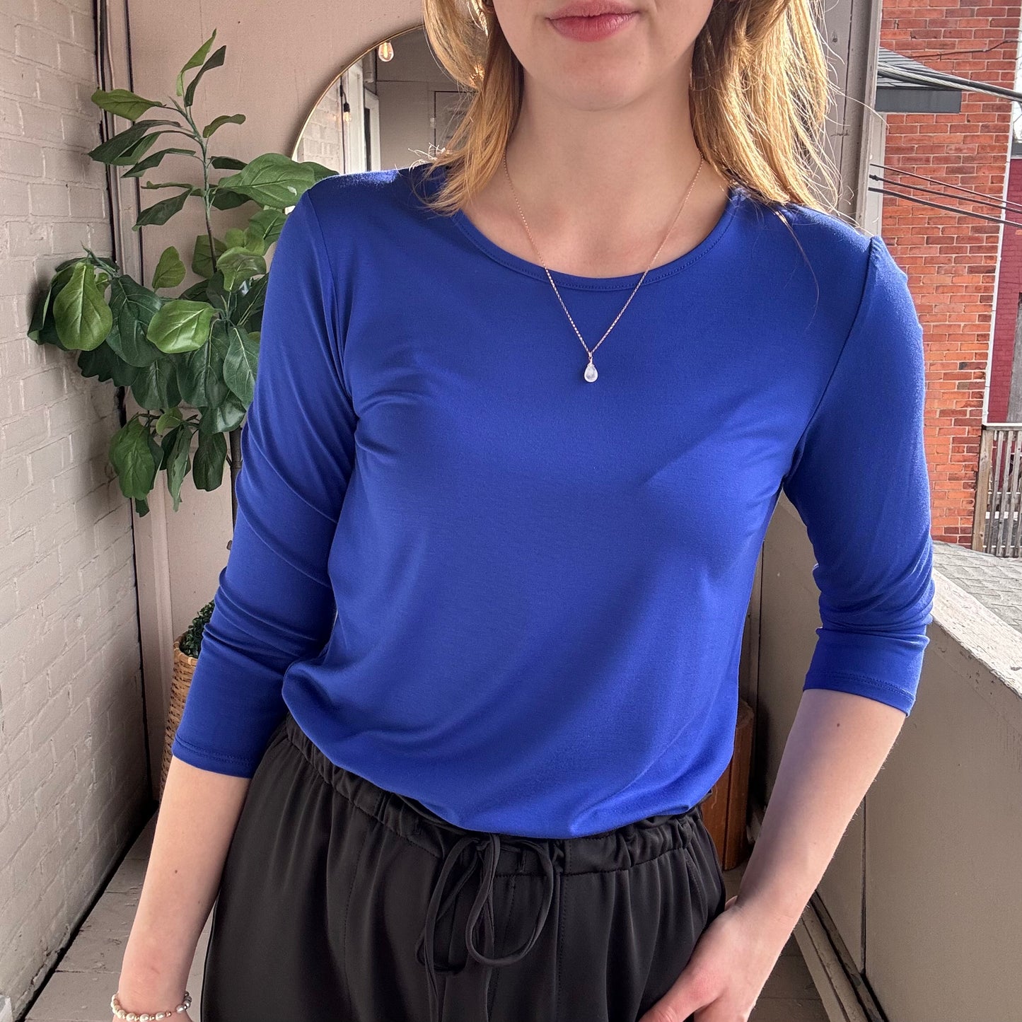 Pure - 3/4 Sleeve Top