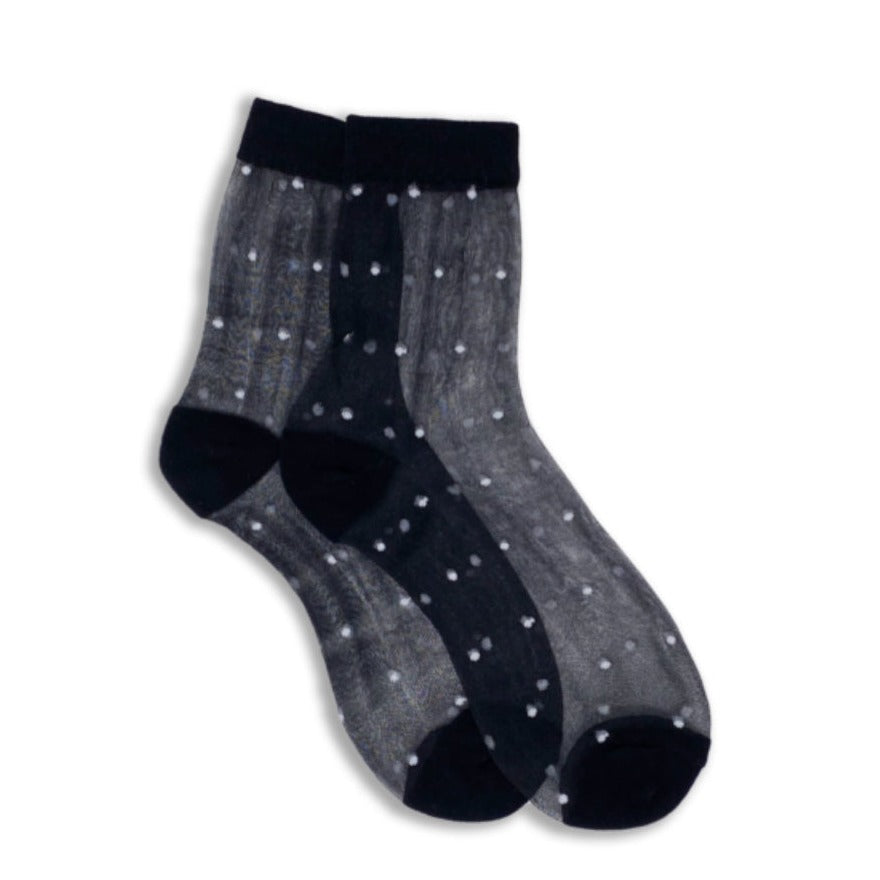 Unified - Sheer Polka Dot Sock