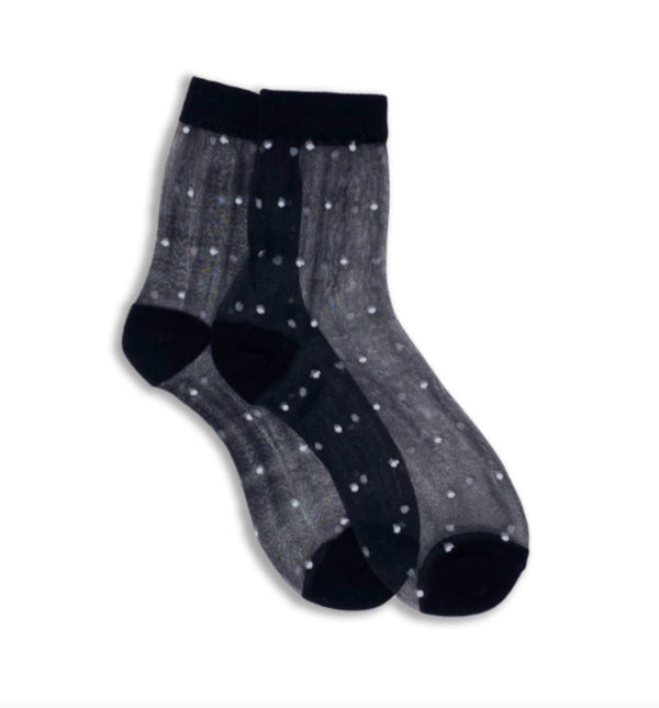 Unified - Sheer Polka Dot Sock