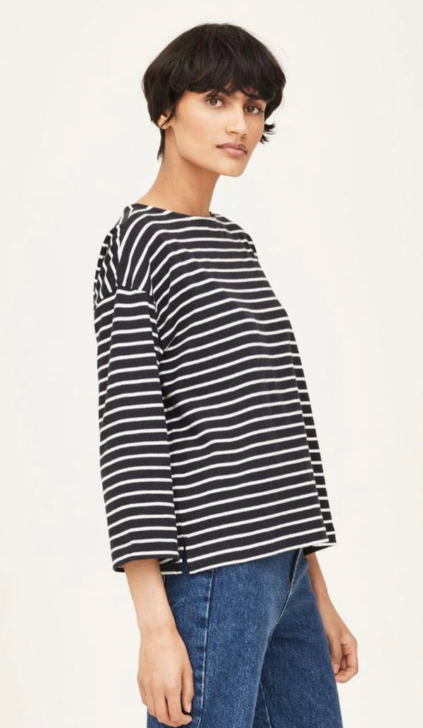 Thought - Striped 3/4 Sleeve Shirt