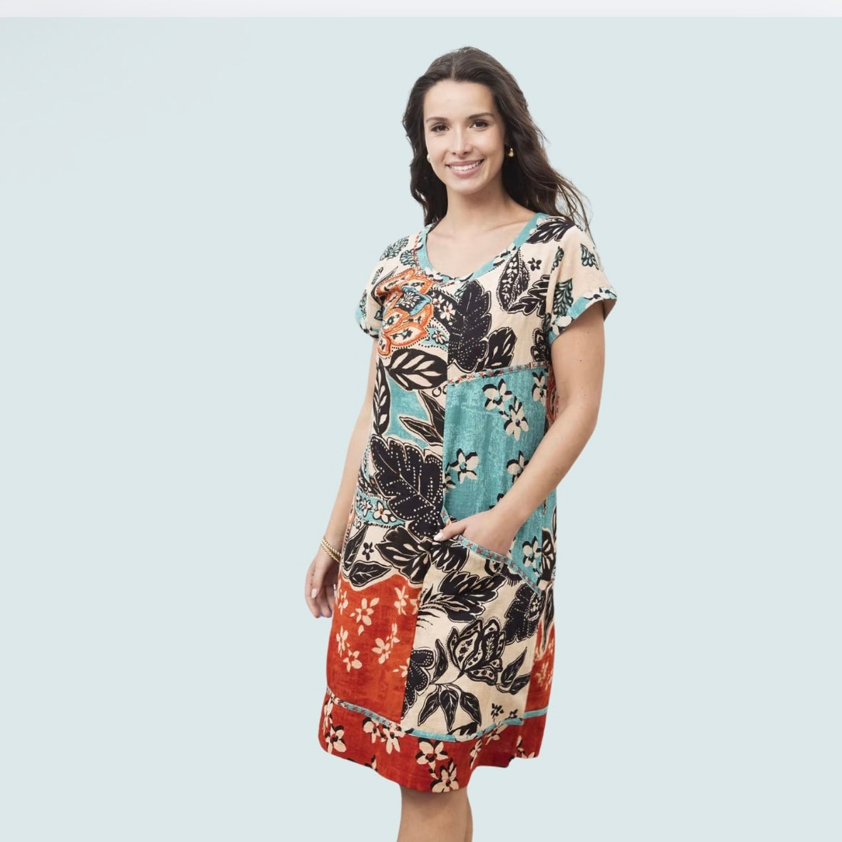 Orientique - Mosaic Patchwork Dress
