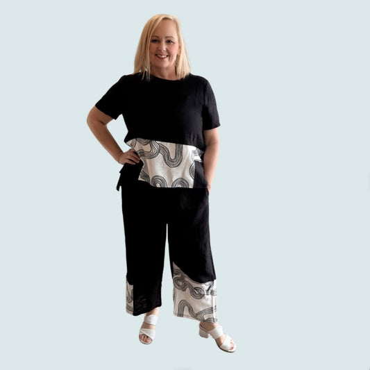 Funsport - Two-Toned Wide Leg Pant