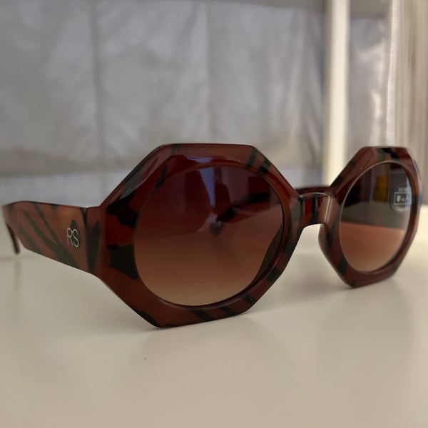 Eyeshop - Rounded Patterned Sunglasses