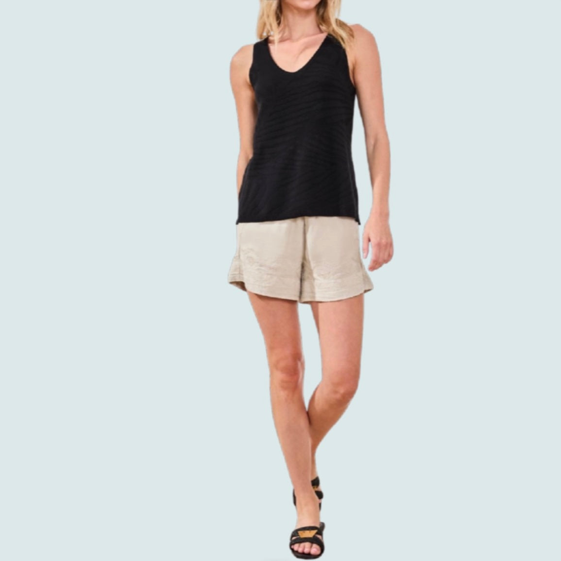 Tribal - V-Neck Tank Top